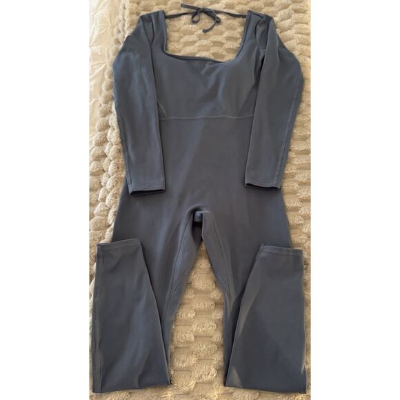 Gilly Hicks Recharge Long Leg/Sleeve Jumpsuit Active Gray Size S - Picture 1 of 6
